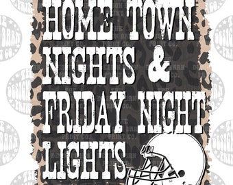 Diseño digital para el día del partido: Noches en casa y luces de los viernes por la noche (archivo PNG). Descarga digital. Diseño de fútbol para sublimación.