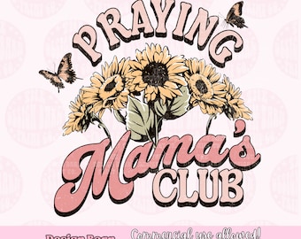 DIGITAL Praying Mama Png Vintage Png Mama Design Christian Design Sublimation Art Christian Png Sublimation Designs Praying Mama Design