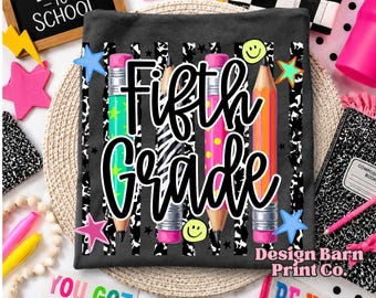 Fifth Grade Png, Teacher Png,Teacher Png, Back To School Design, Preppy School Png, Occupation Design