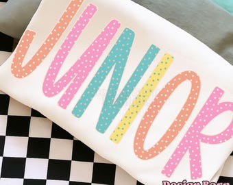 Junior High School Polka Dot Png Back To School Design School Grades Design