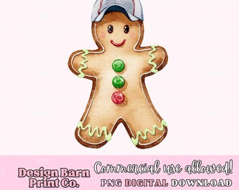 Gingerbread Christmas PNG, Christmas Png, Retro Christmas Png, Christmas Shirt Png, Gingerbread Png, Sublimation Design, Christmas Design