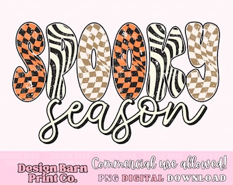 Spooky Season Png, Retro Halloween Png, Halloween Png, Halloween Sublimation Designs, Skeleton Png, Spooky Png, Halloween Shirt Designs