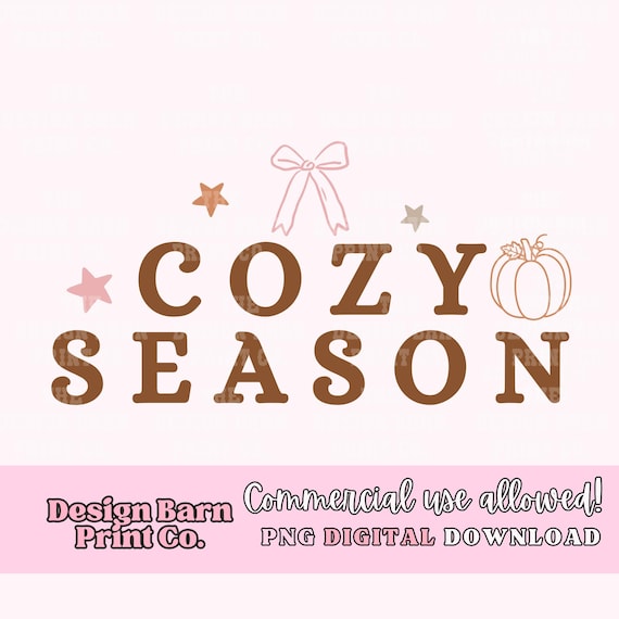 Cozy Season png, Fall Pumpkin Png, Fall Vibes Png, Fall Sublimation Png,  Autumn Season png, Retro Fall png, Fall Design, Fall Autumn Shirt