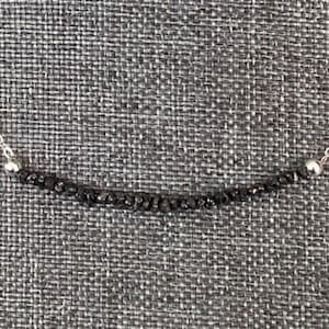 Raw Black Diamond Necklace Raw Diamond Necklace Diamond Choker Raw Black Diamond Necklace Mother&#39;s Day Gifts Gifts for Moms