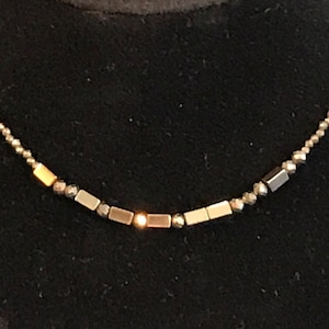 Morse-Code Halskette Pyrit Choker Personalisierte Name Schmuck Geheime Nachricht Schmuck