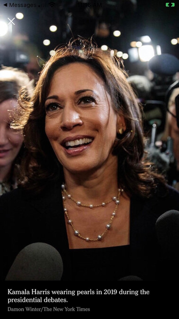 Harris 2024 pearl necklace