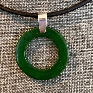 Leather Choker Washer Pendant Bakelite Eyeglasses Holder Eyeglasses Keeper Sunglasses Holder Donut Pendant Upcycled Jewelry