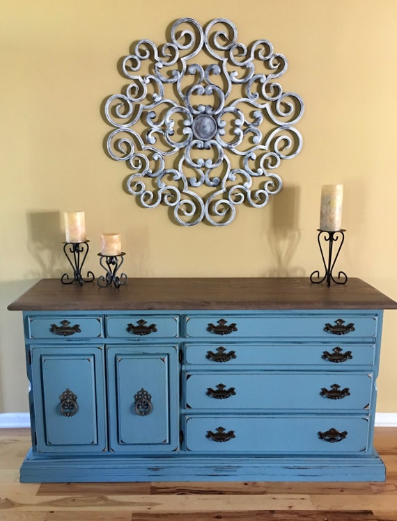Turquoise credenza cheap
