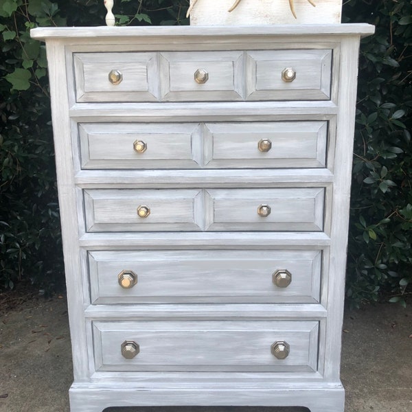 Solid Wood Dresser Etsy