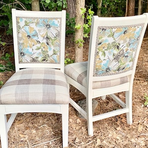 Dining chairs, Accent Chairs, dining chair, distressed chairs, distressed furniture, refinished chairs, upcycled chairs, painted chairs