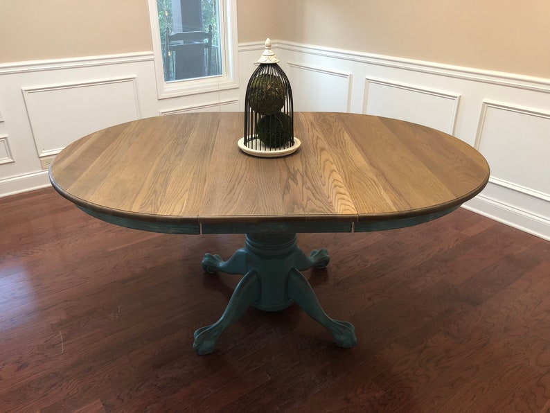 Upcycled dining set funky dining set distressed furniture | Etsy