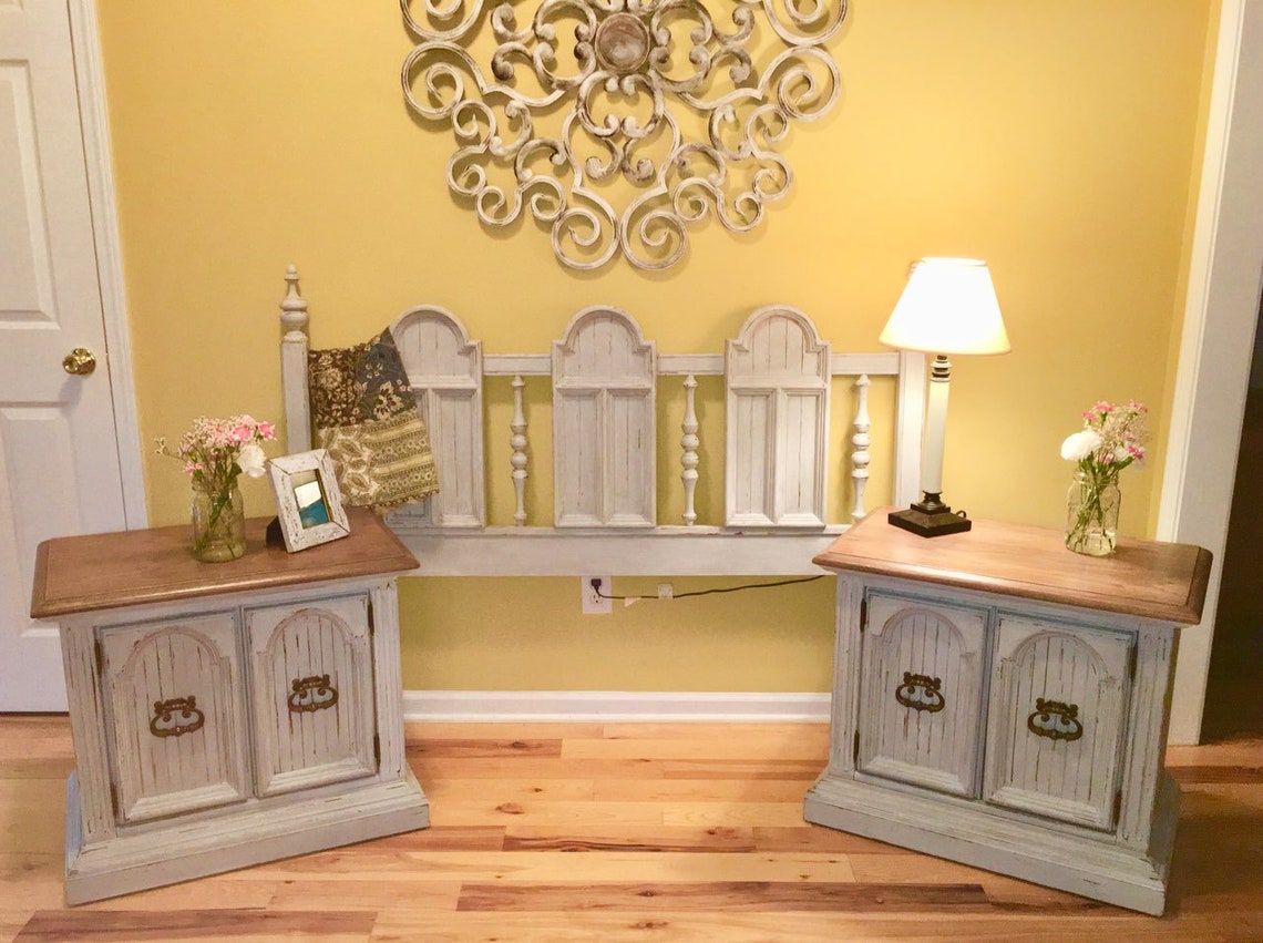 Antique Bedroom Set Vintage Bedroom Set Antique Headboard Etsy