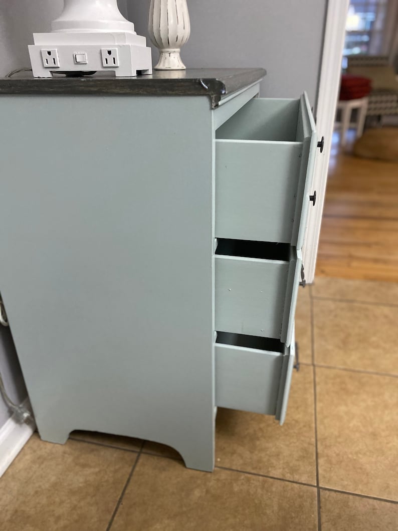 Mint Green Small Chest of Drawers Etsy