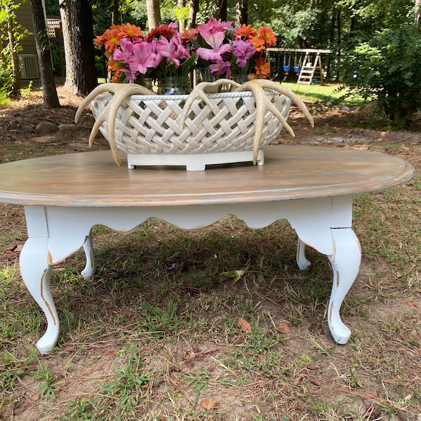 Distressed French Country Coffee Tables Etsy