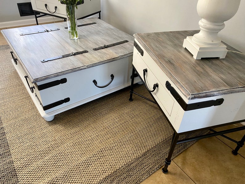 Coffee Table With Matching End Tables Etsy