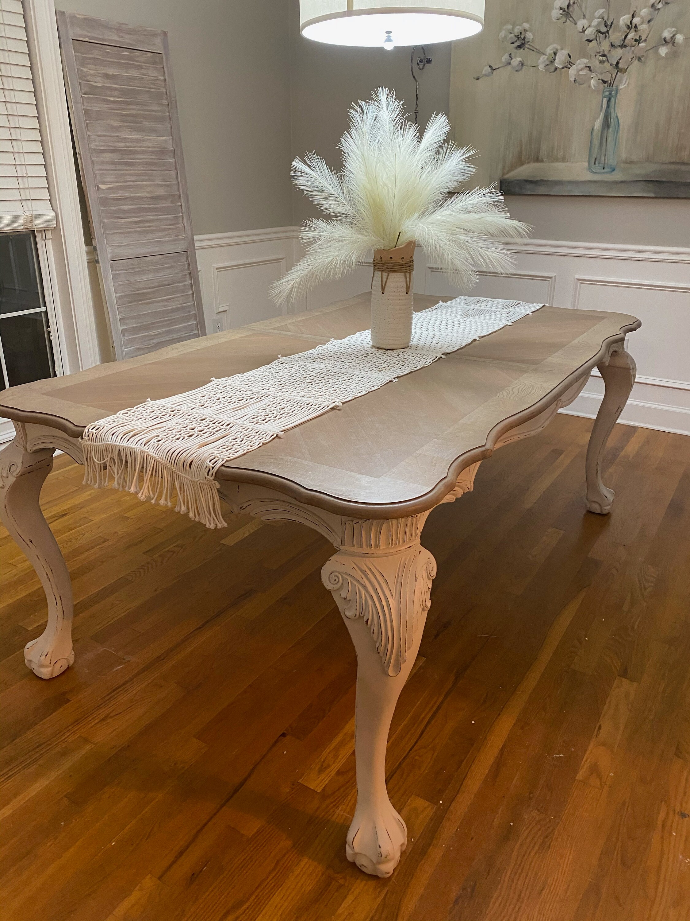 Shabby chic kitchen outlet table and chairs