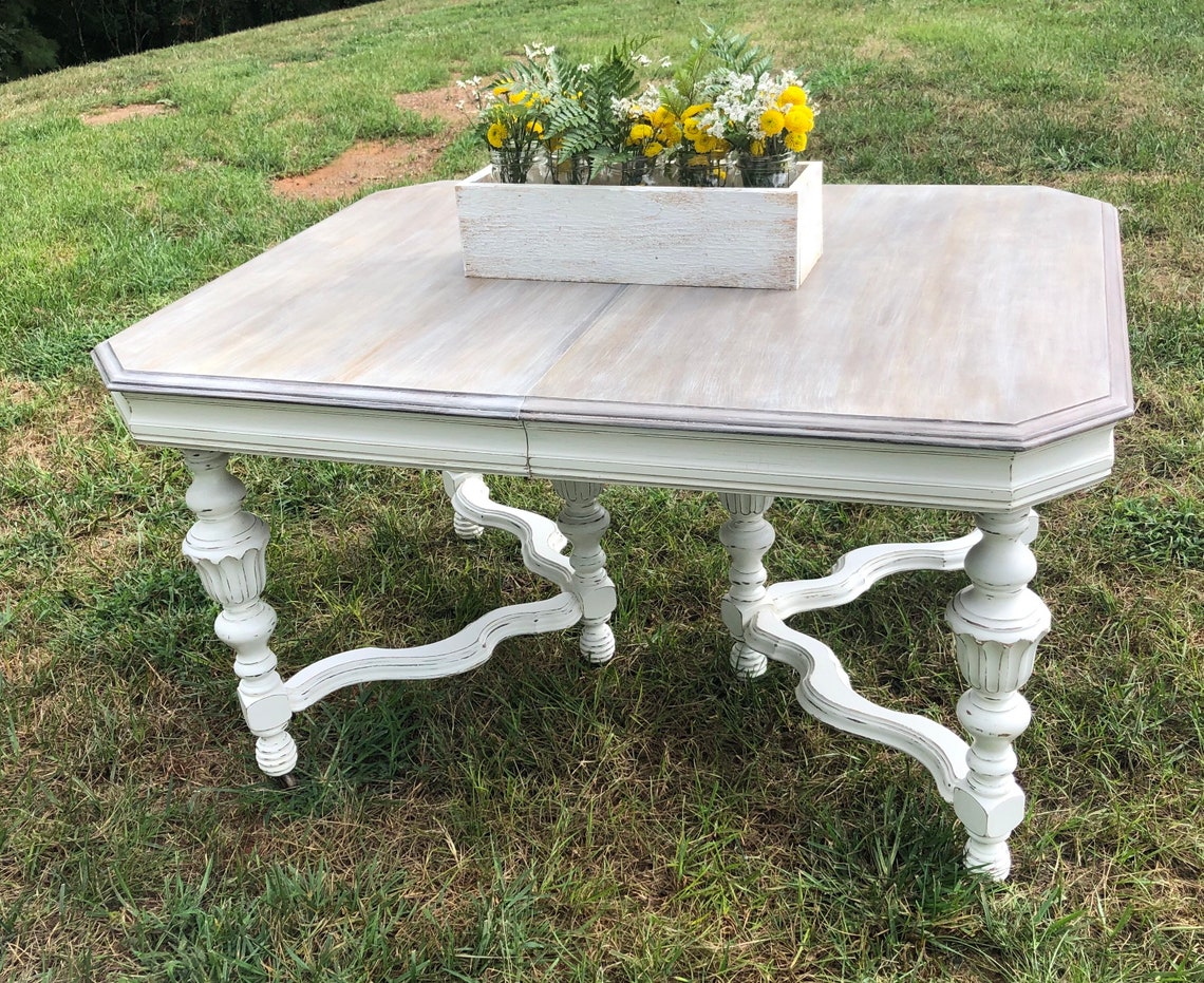 Antique Dining Table, Antique Dining Chairs, Vintage Dining Table ...