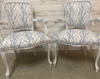 Custom Pair of Accent Chairs
