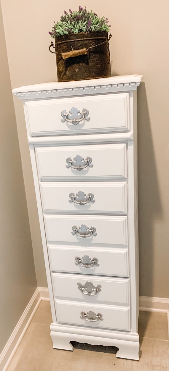 Painted Lingerie Chest Lingerie Cabinet Painted Storage 5