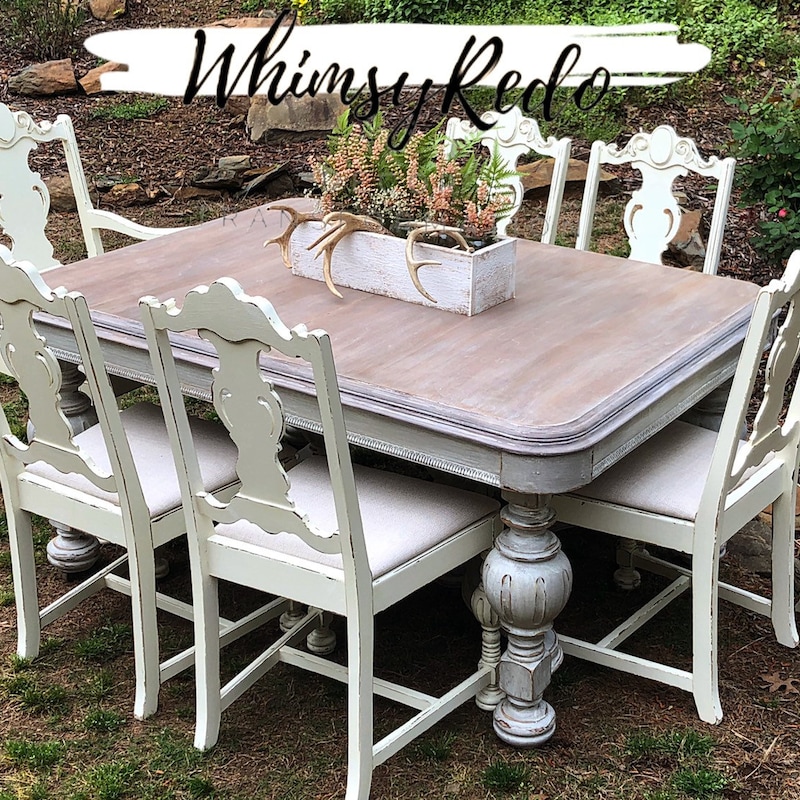 Antique Dining Table - Etsy