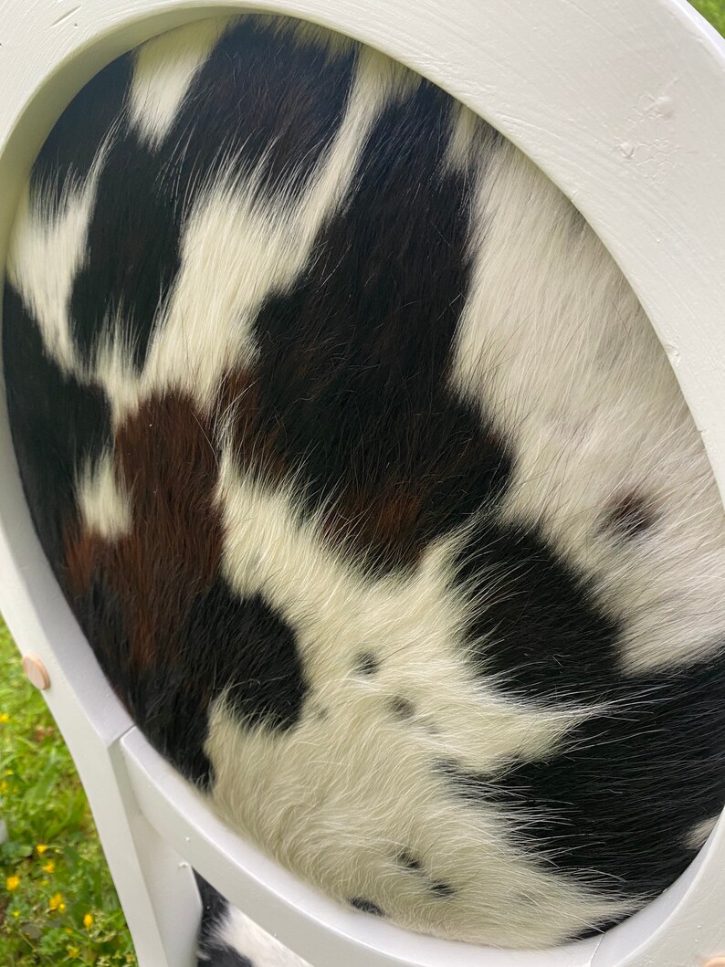 Cowhide Dining Chairs Authentic Cowhide Cowhide Upholstered Etsy
