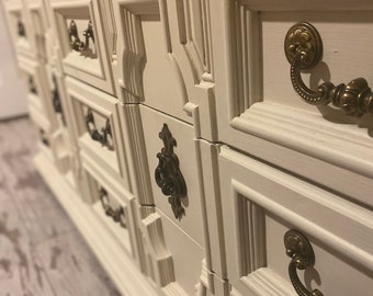 farmhouse dresser, farmhouse buffet, refinished dresser, refinished buffet, painted cottage dresser