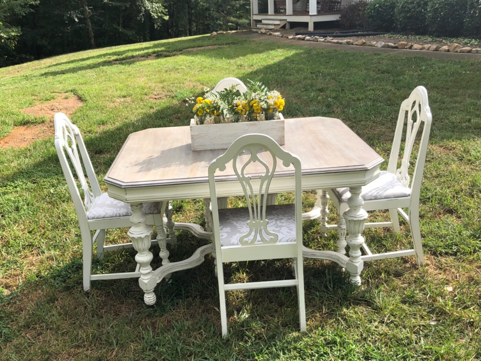 Antique Dining Table, Antique Dining Chairs, Vintage Dining Table, Vintage Dining Chairs ...