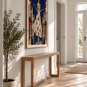 Serenity in the Rain — unframed fine art print. Frames and room accessories are not included.