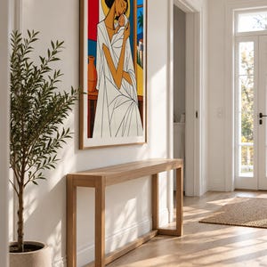 A Mother's Embrace — unframed fine art print. Frames and room accessories are not included.