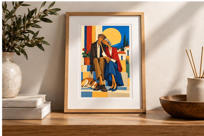 Love That Lasts — digital illustration shown as a display example. No physical item, frame or props included.