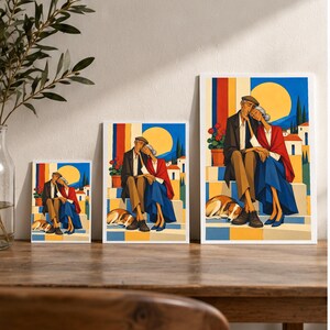 Love That Lasts — digital illustration shown as a display example. No physical item, frame or props included.