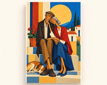 Love That Lasts Printable Wall Art, Colorful Digital Download, A4 A5 and 2:3 JPG Files