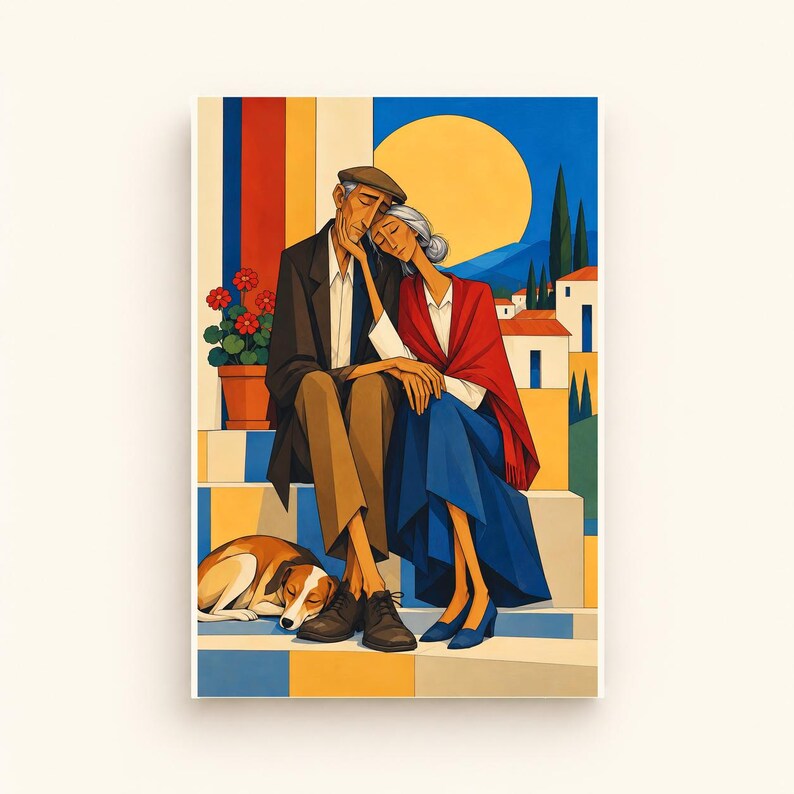 Love That Lasts — digital illustration shown as a display example. No physical item, frame or props included.