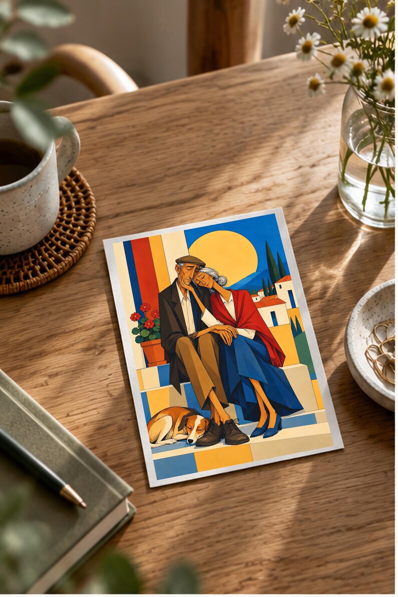 Love That Lasts — digital illustration shown as a display example. No physical item, frame or props included.