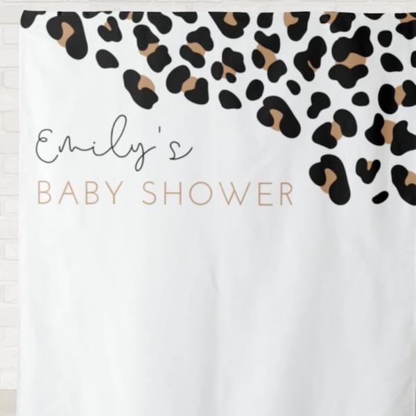 Leopard Baby Shower Etsy