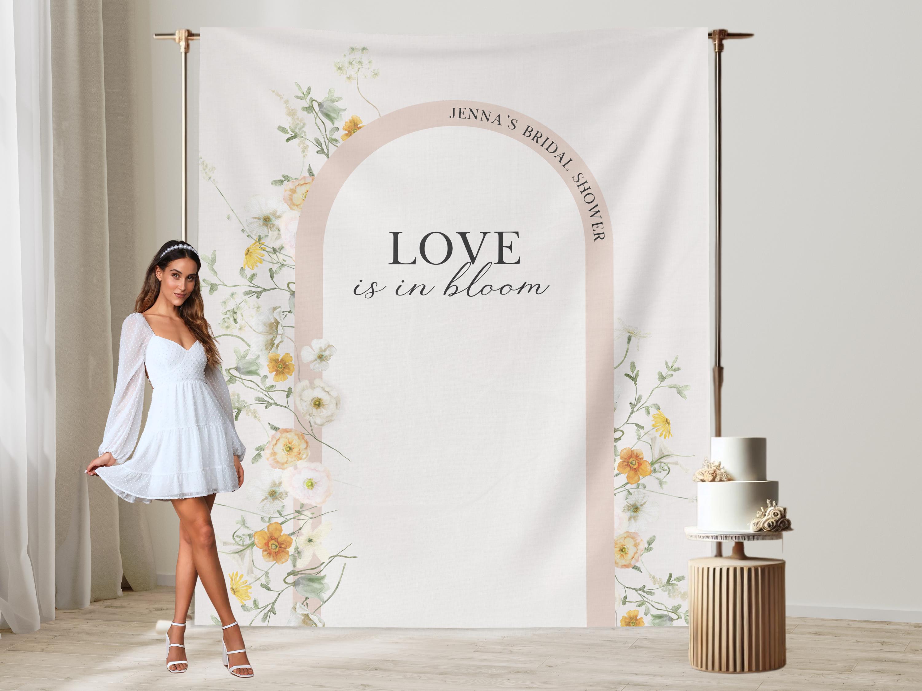 Love in Bloom Photo Backdrop - Etsy Canada