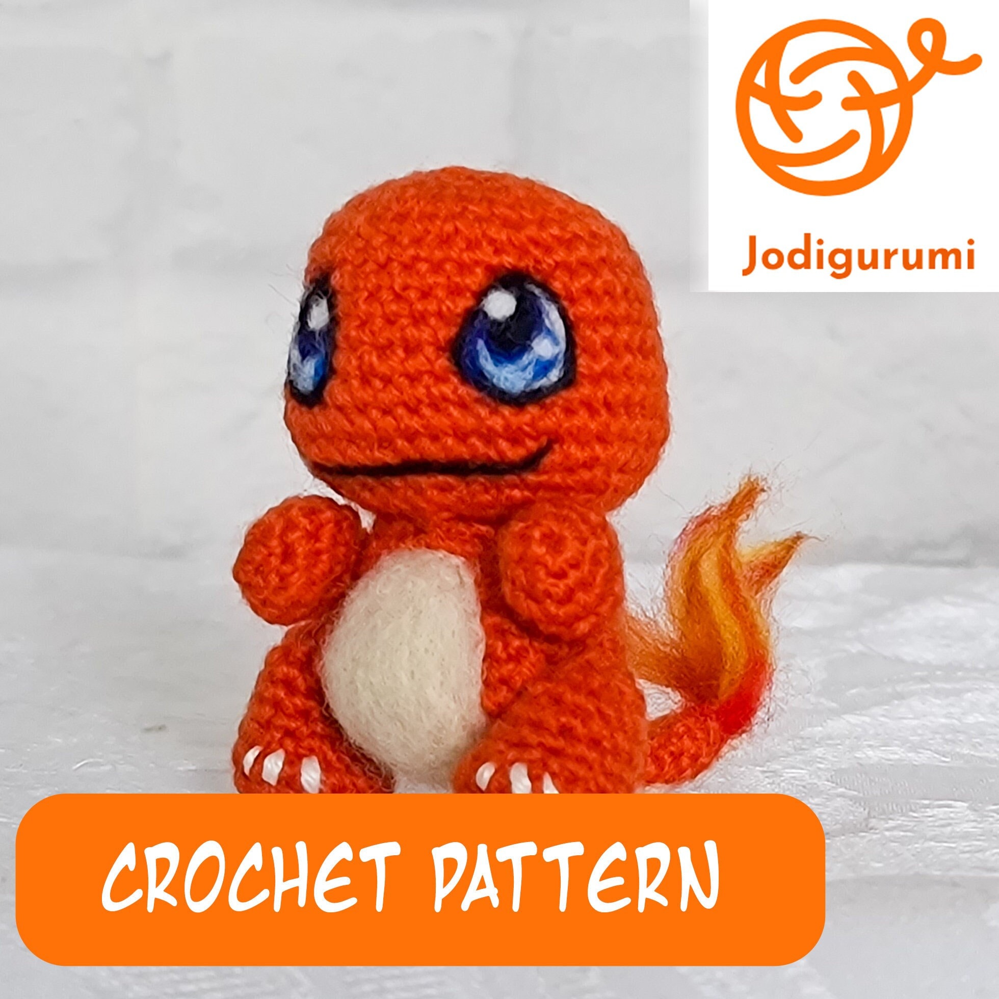 CROCHET PATTERN Cute Charmander Amigurumi Pokemon Etsy UK