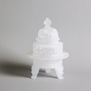 The Monument Liuli Incense Burner | Chinese Crystal Glass | Powder Incense, Incense Trail | Meditation Zen Mindfulness | Decor Gift Present