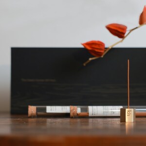 Gift Set | Handmade natural incense sticks + Incense holder | Agarwood Oud Sandalwood | Holiday Christmas Present | Meditation Mindful Zen