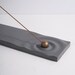 Concrete incense holder - Ripple | Original Gray | Meditation Zen Mindfulness | Incense burner | Modern minimalist home decor | Gift Present 