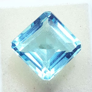 Ring Size Loose Gemstone Blue Aquamarine 13.70 Cts Certified With Free Shipping