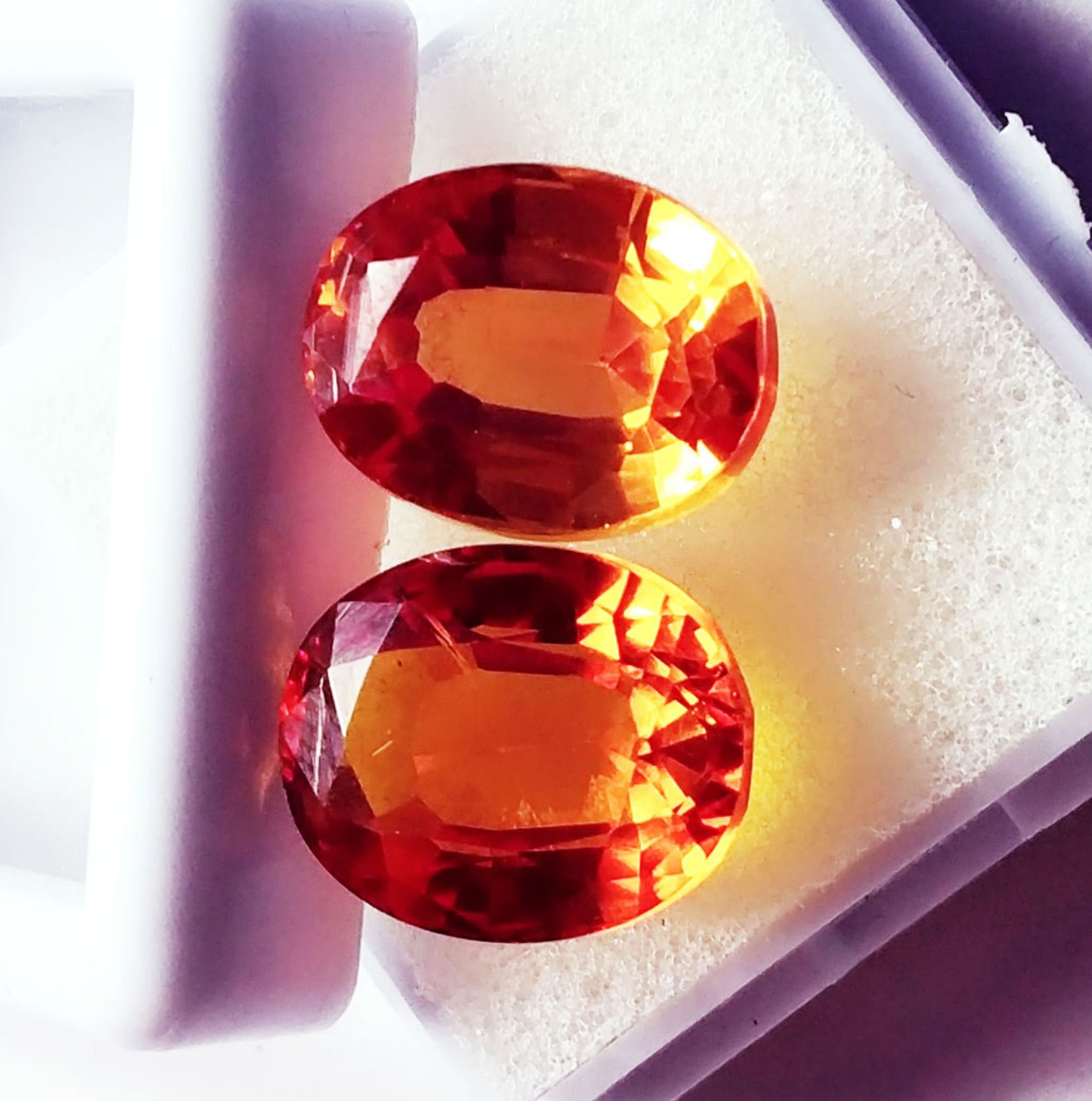 Attractive Loose Gemstones 8 to 10 Cts 2 Pieces Natural Orange Etsy UK