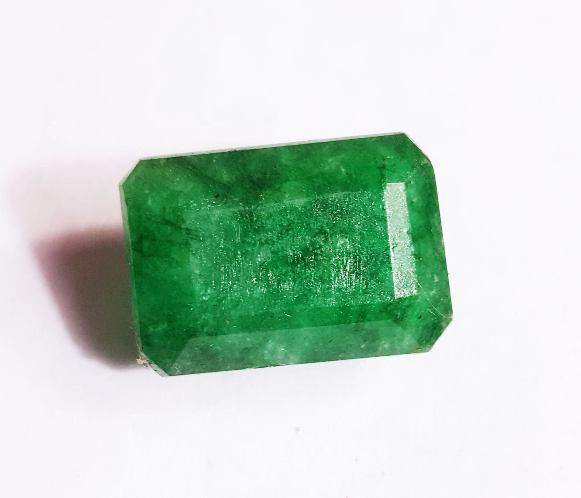Natural Green Beryl Loose Gemstone 14.15 Ct Certified With Etsy