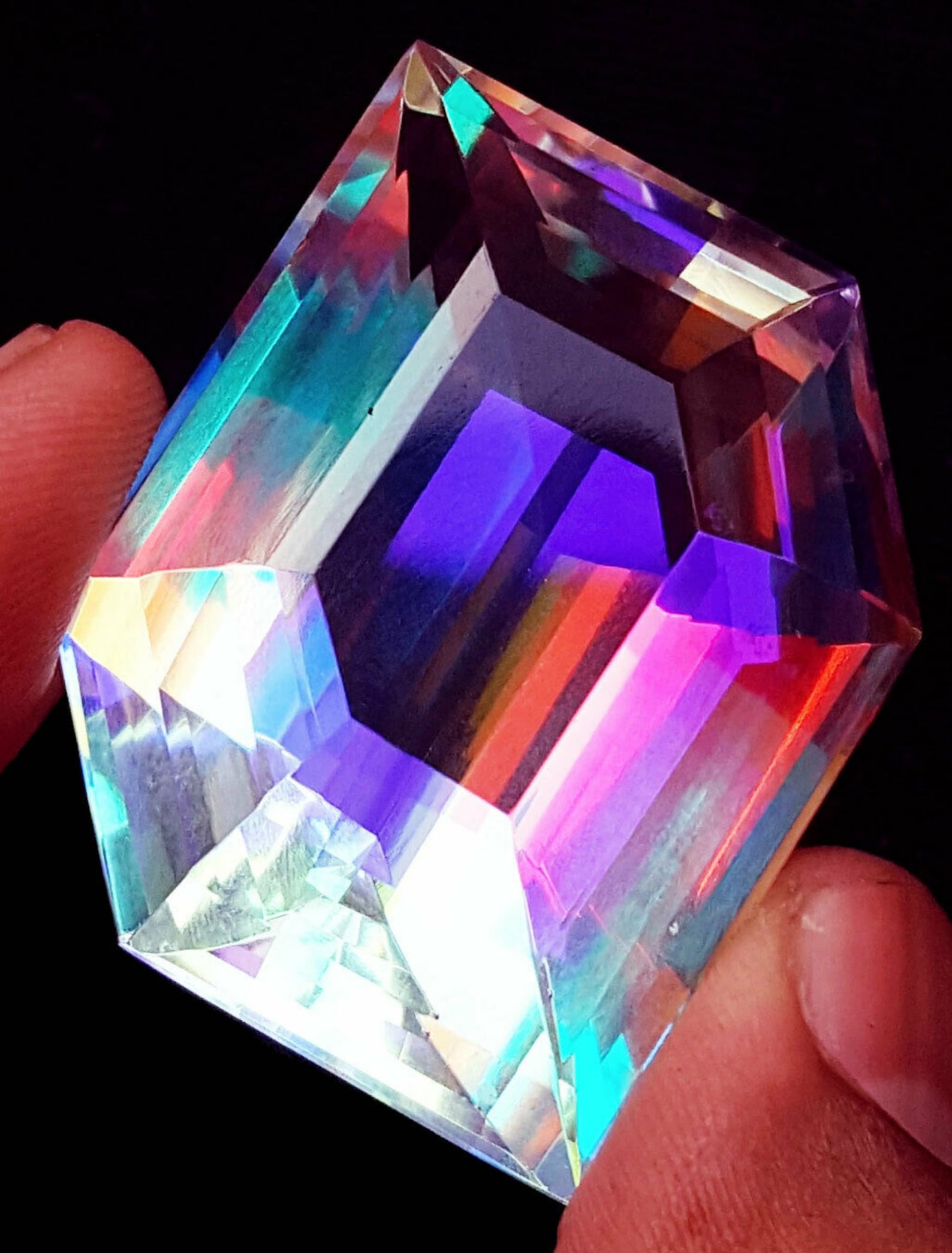 Mystic Quartz Loose Gemstone Between 153 to 158 Ct Certified Etsy