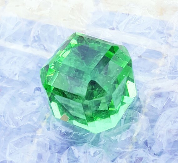 Light Green Topaz Loose Gemstone 51.00 Ct Certified With Free