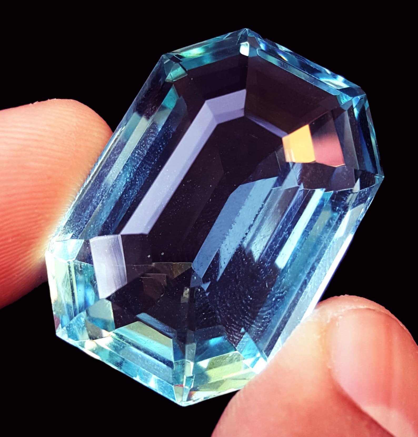 Pierre précieuse lâche bleu clair certifiée dAquamarine entre Etsy