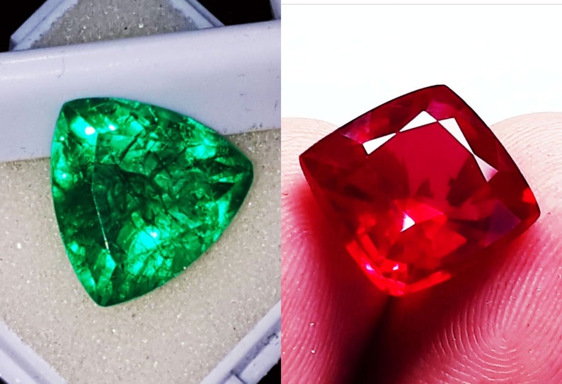 Details about Natural Emeralds & Ruby Loose Certified Pair Gemstones 8 to 10 Cts RK147 Details about Natural Emeralds & Ruby Loose Certified Pair Gemstones 8 to 10 Cts RK147