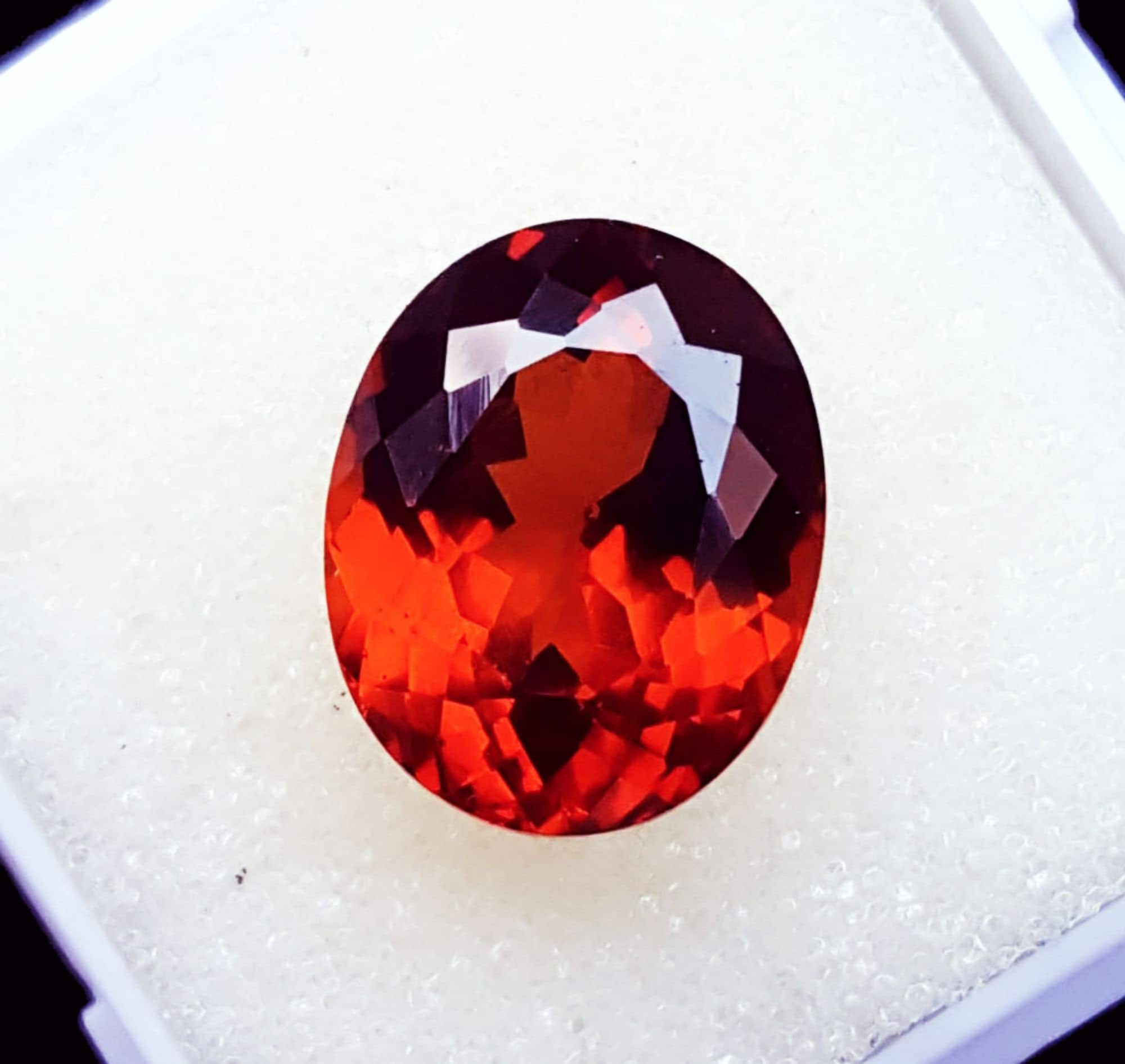 Natural Hessonite 14.45 Ct Certified Loose Gemstone Etsy