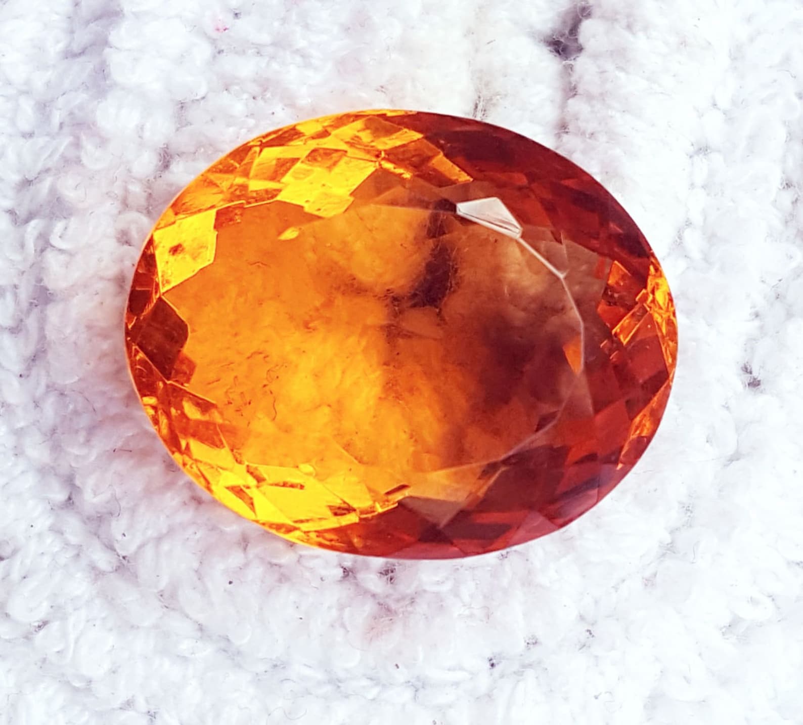 Wonderful Loose Gemstone Orange Topaz 26.05 Ct Certified With Etsy