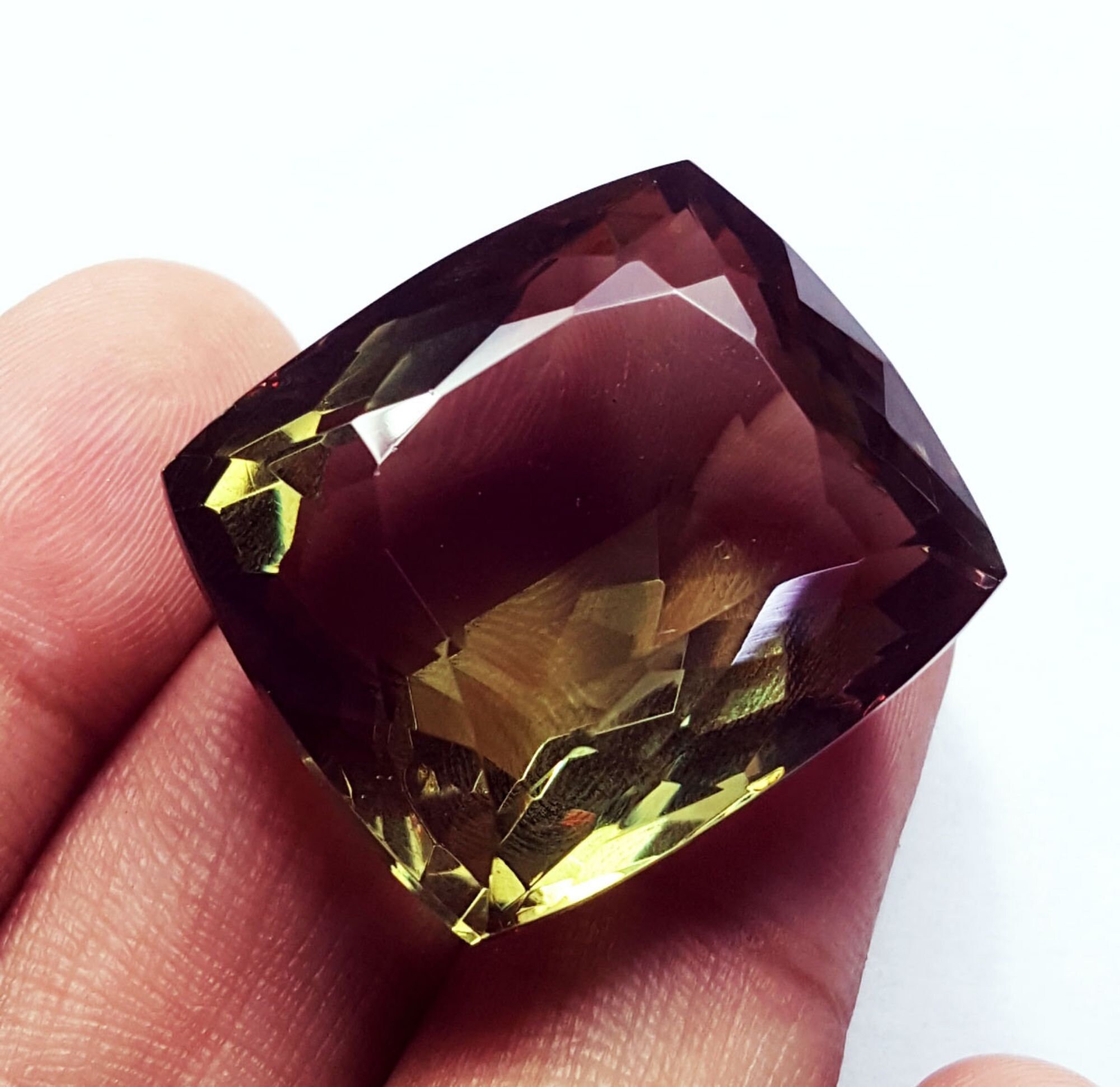 Loose Gemstone Color Changing Quartz 80.60 Ct Certified With Etsy